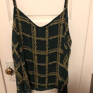 Torrid chain swing camisole